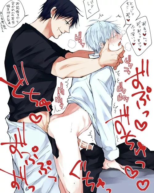 dilf toji and his twink gojo 🤭 from [jujutsu kasien]