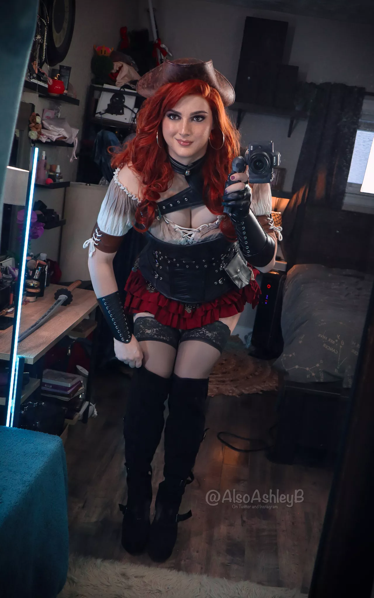 Don't mind me... just a simple wardrobe adjustment... 🏴‍☠️