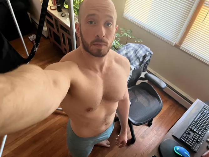 Embracing the bald look