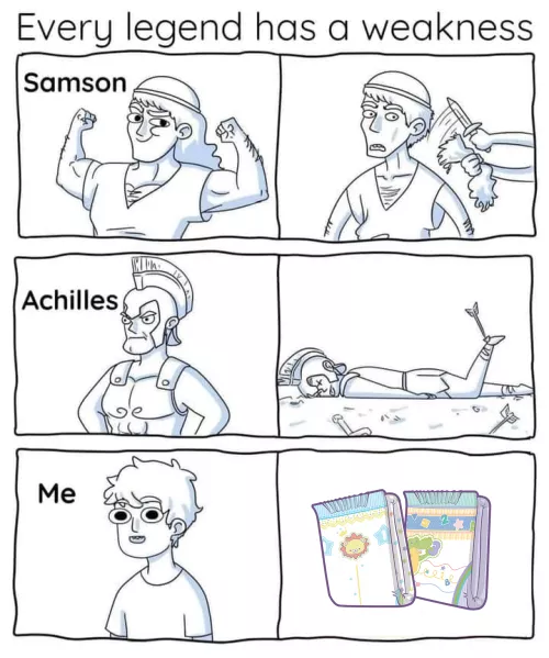 Every legend has a weakness