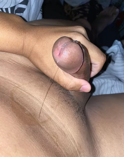 Getting a little wet and turned on.