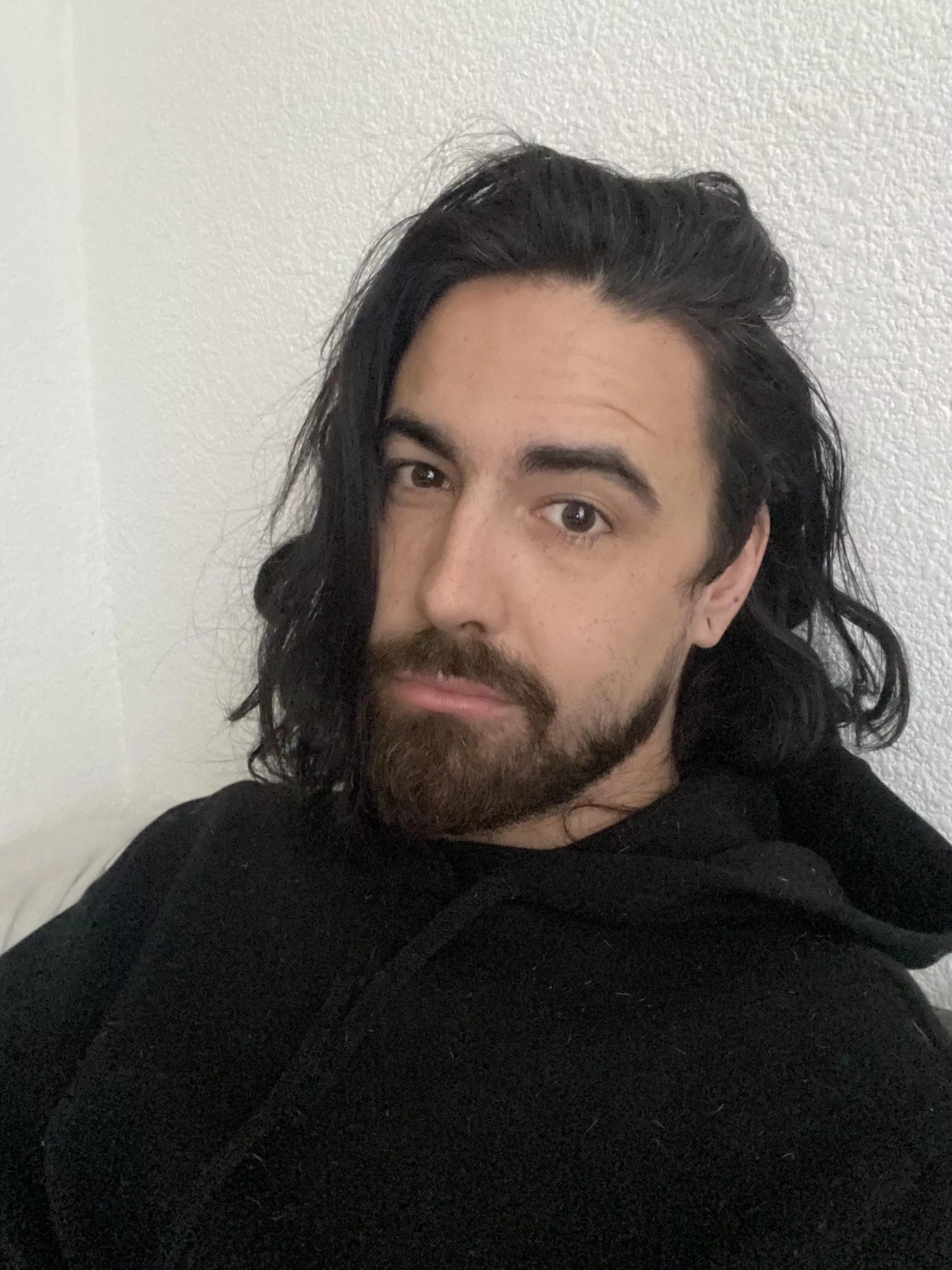 Good morning. Off today. Bad dreams night so excuse the bad bed head