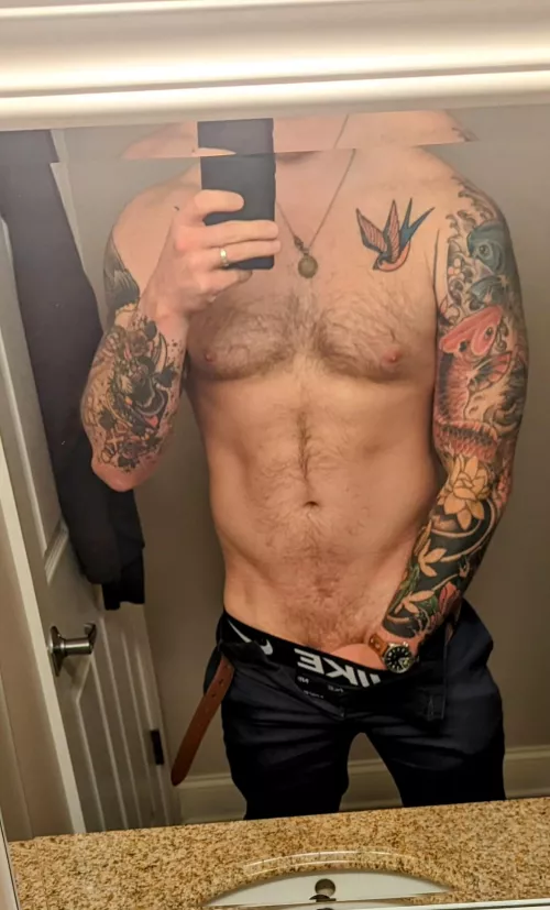 Hello from the office bathroom