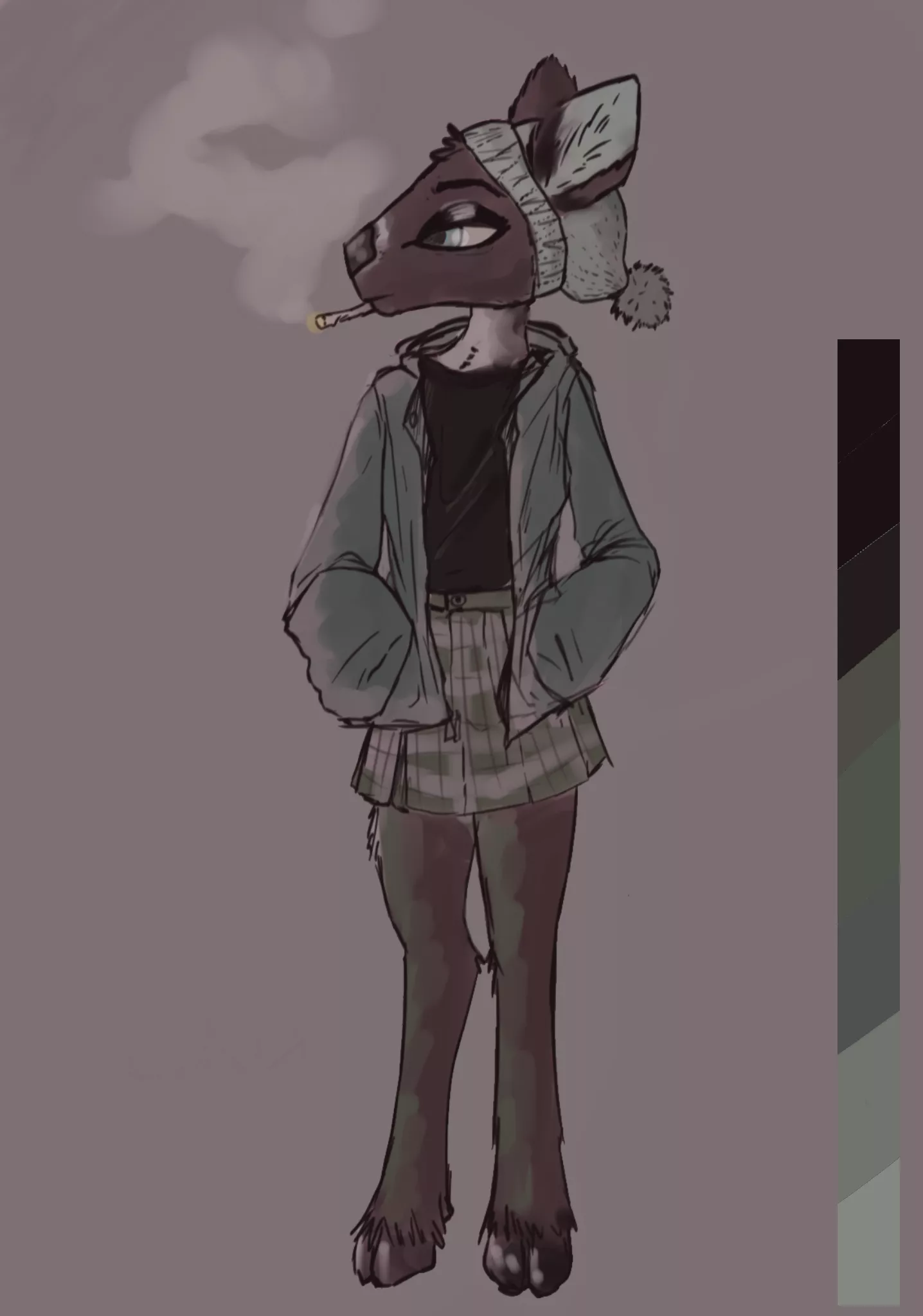 i dont condone smoking, i just made a character that does(by me)