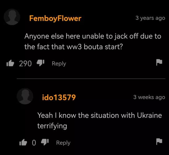 I don't know what to say