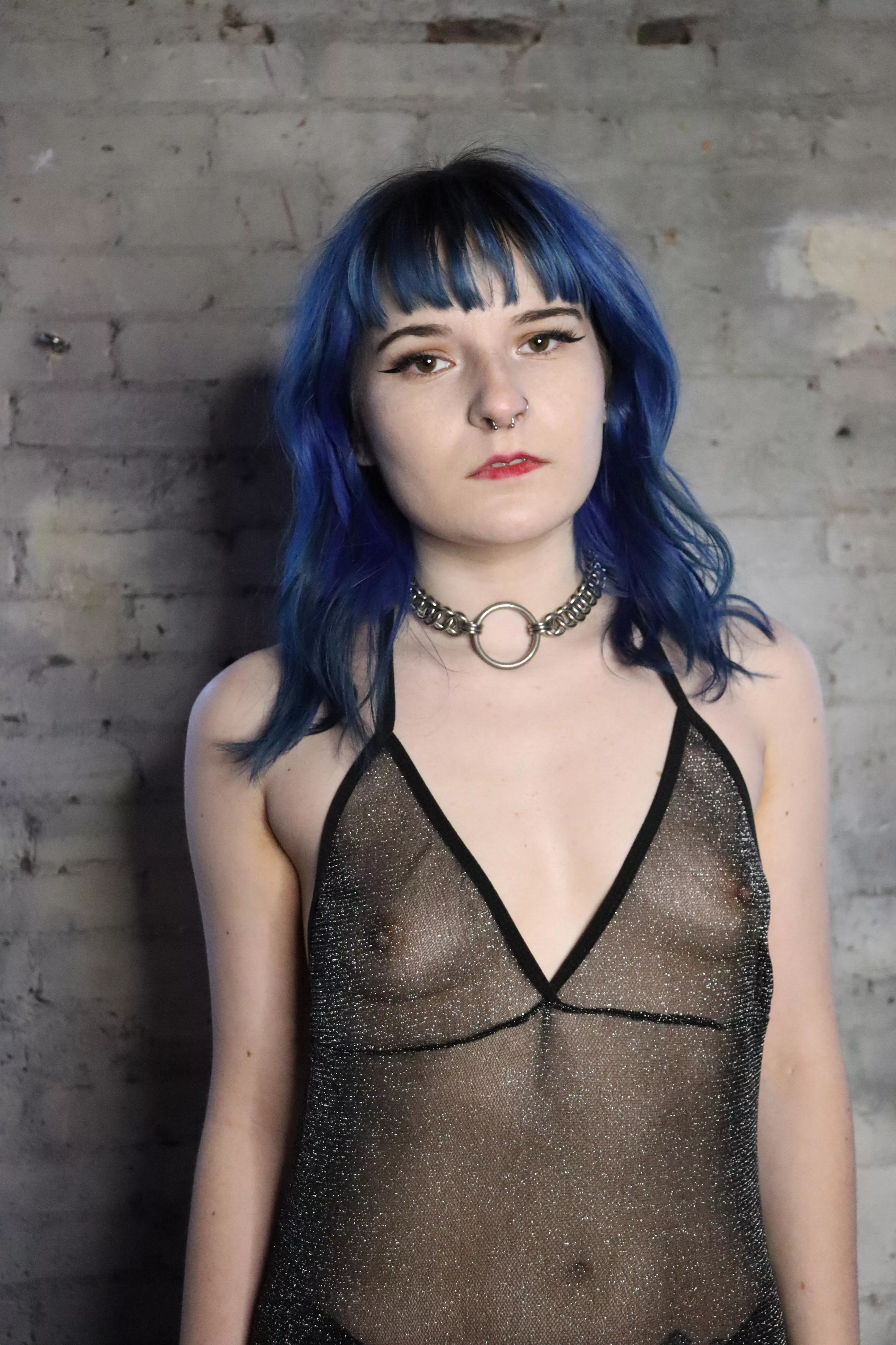 I feel so pretty with my blue hair 💙