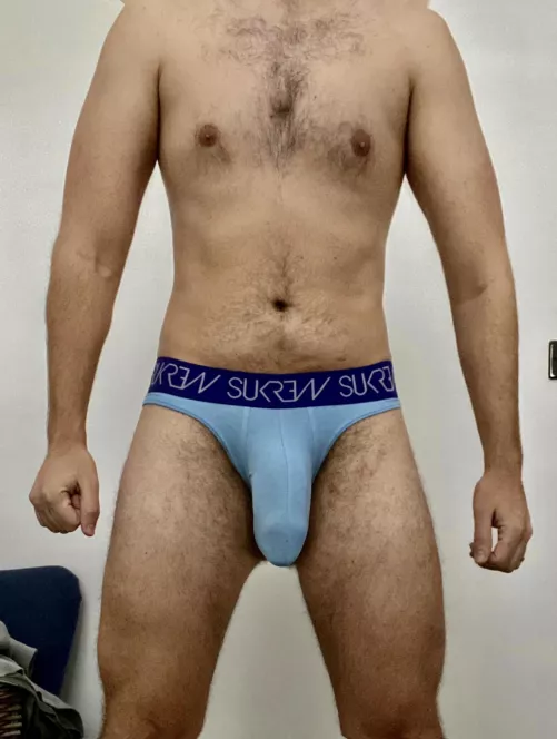 I love bulging in these briefs