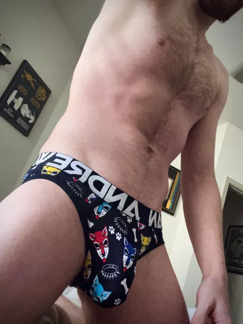 I love how this jock-brief makes my bulge look