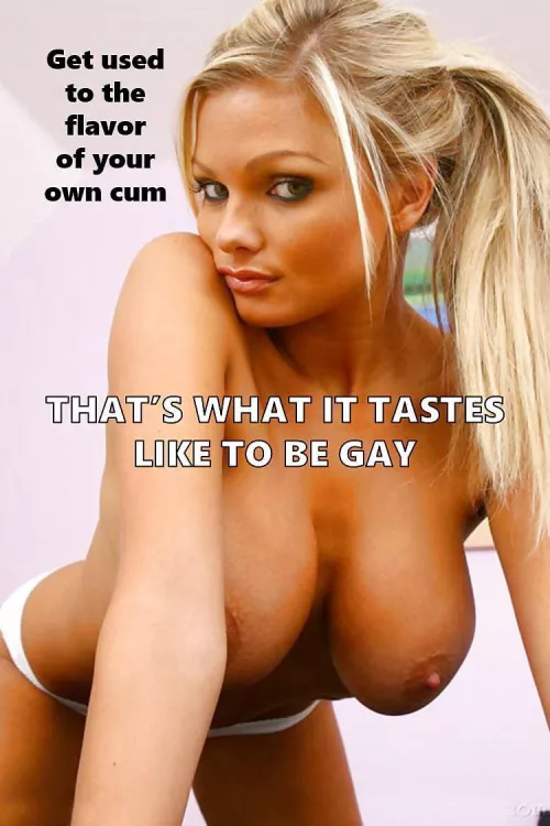 I love the taste of my own cum