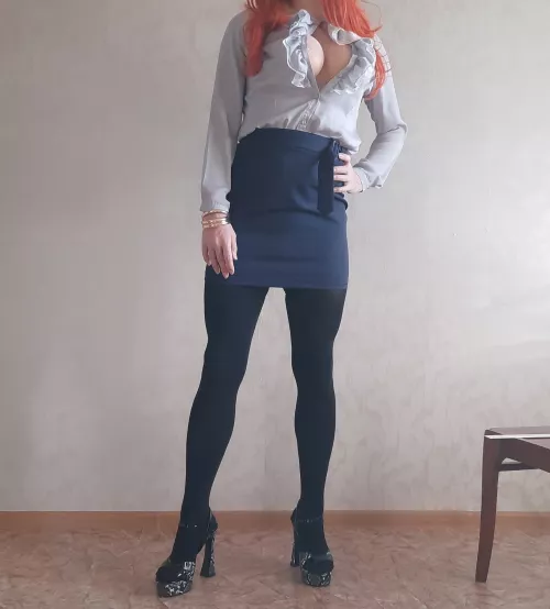 I really like black tights