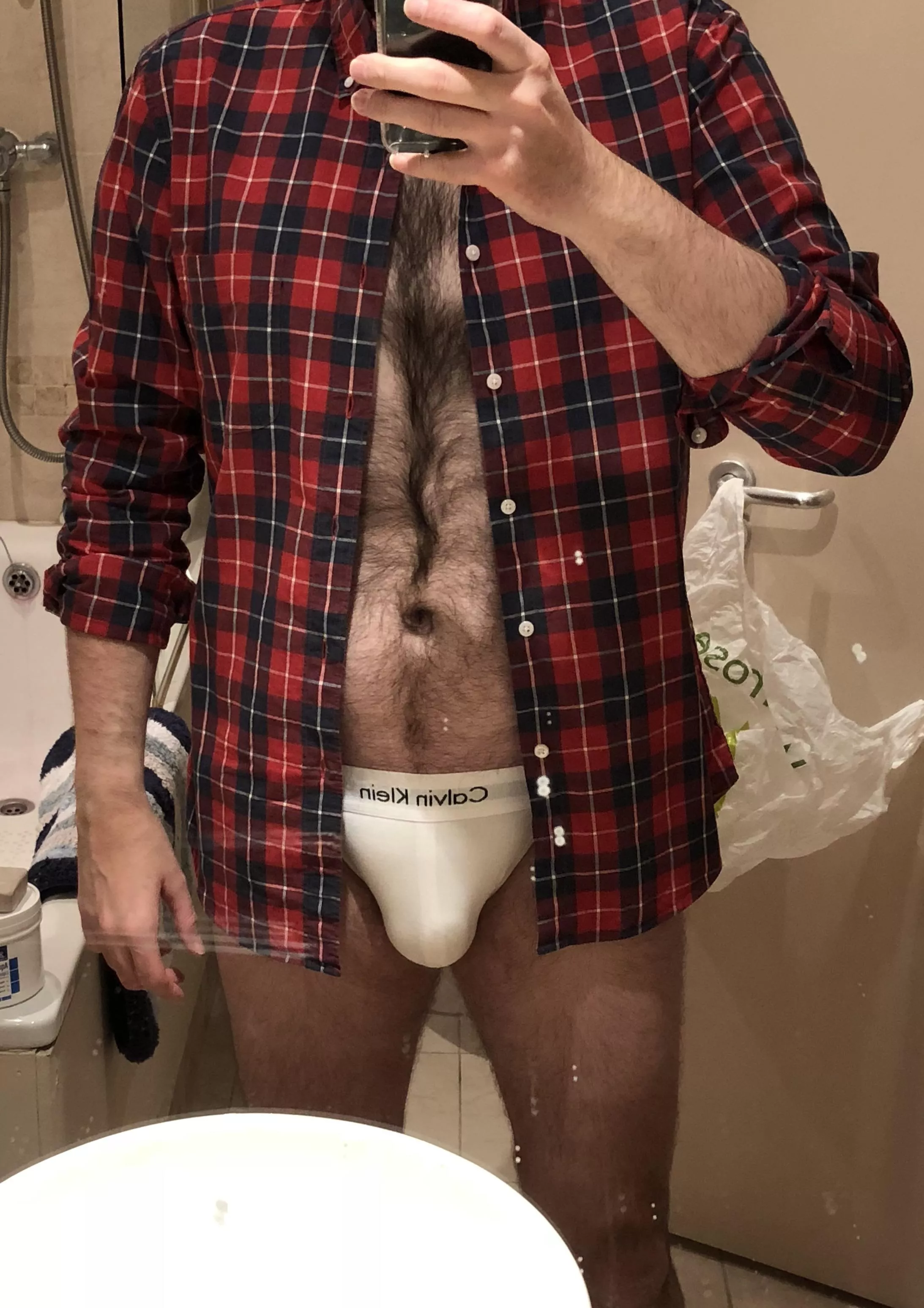It’s a cold January day here, so it calls for plaid!