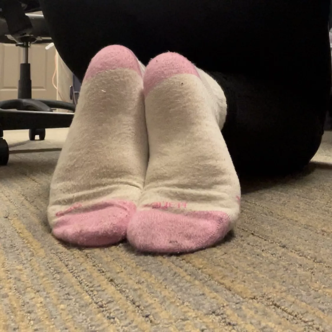 I’ve been wearing these filthy things for three days straight now. Dare you to ask what I’ve done in them ;)