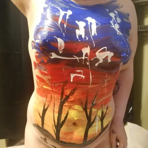 Just a little body art.