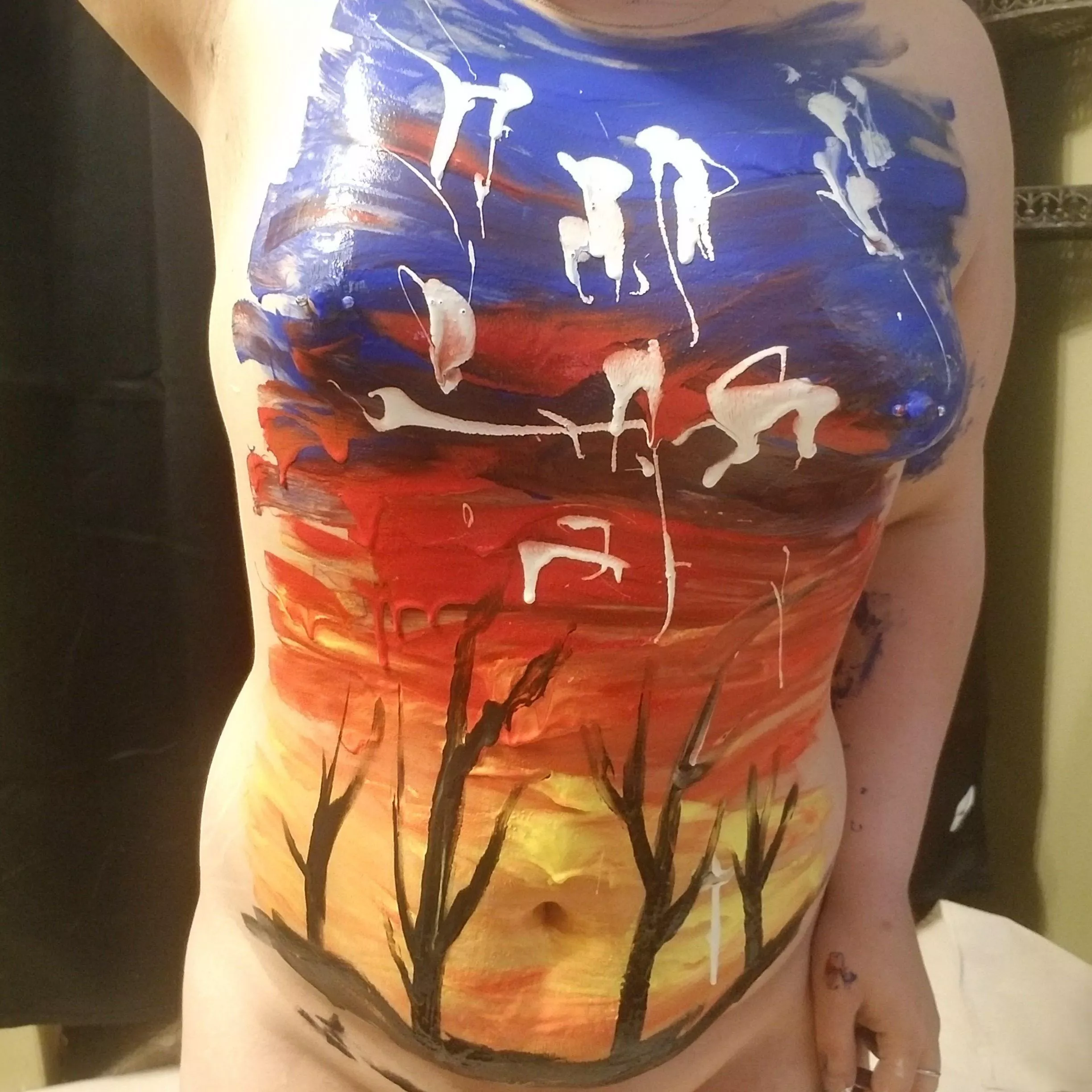 Just a little body art.