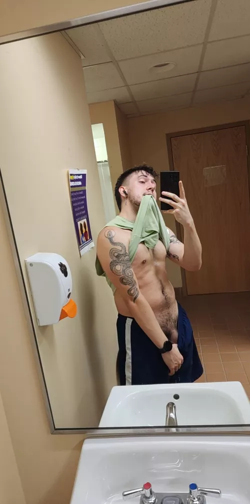 Just got done at the gym. wanna join me for a shower?