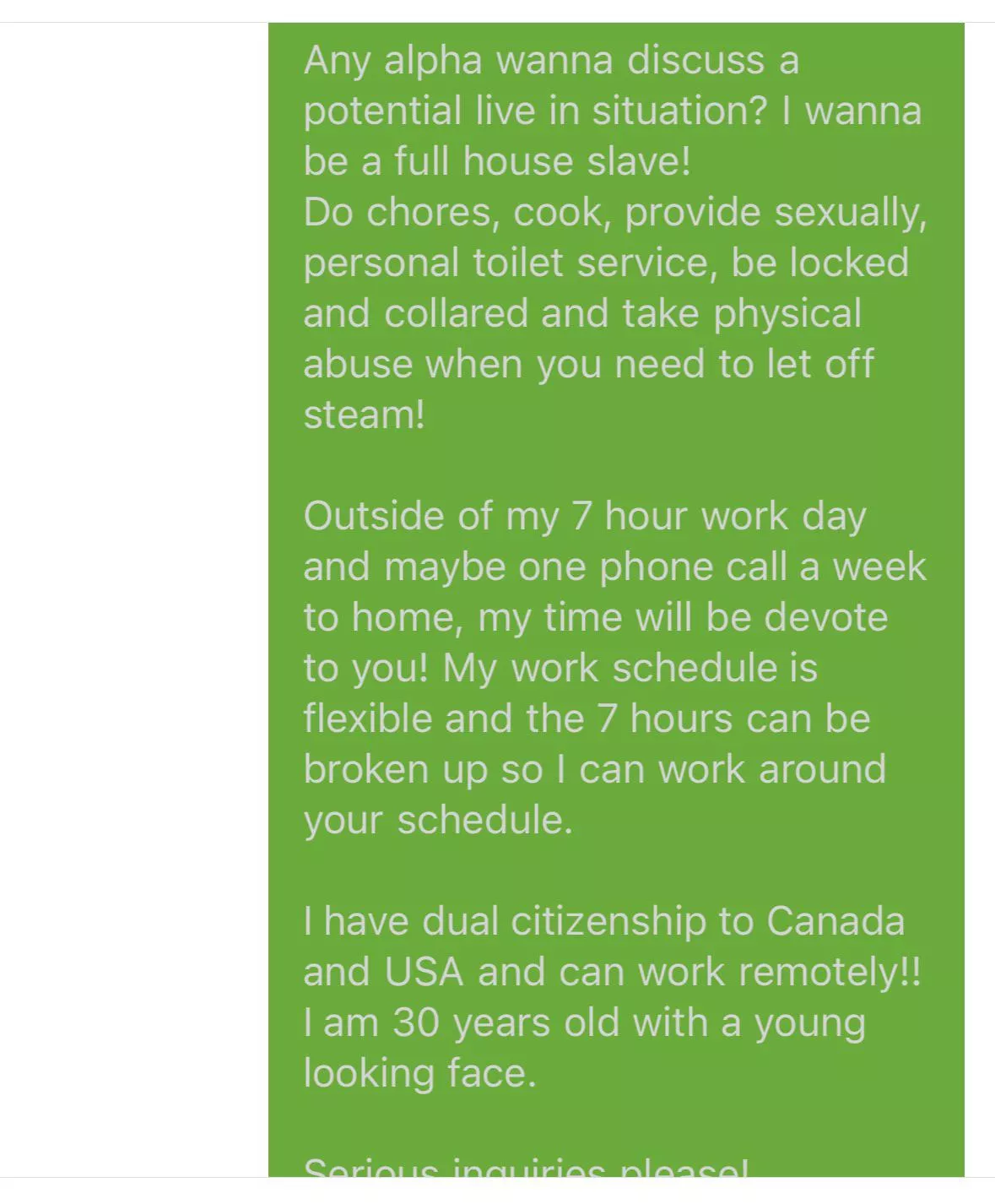 Live-in fag slave 4 alpha man | let’s discuss!