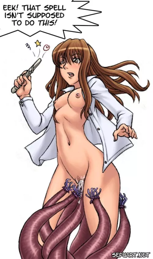 Looks like someone gave her a wrong spell (Sefuart)