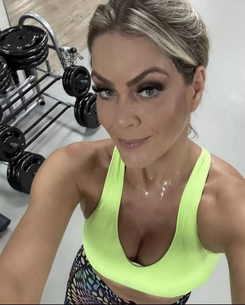 Milf at the gym