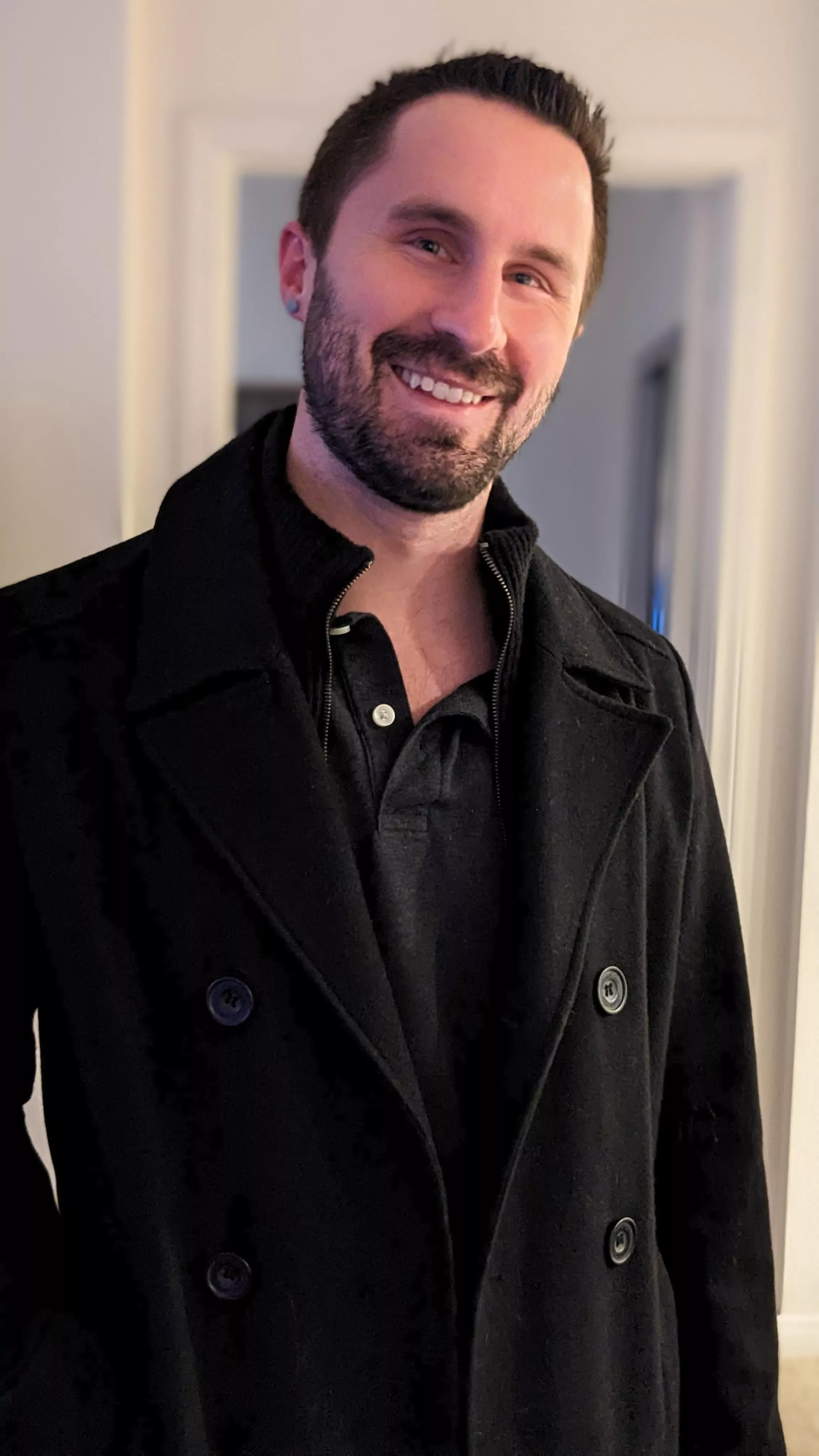 my husband caught a cute photo of me the other day :3