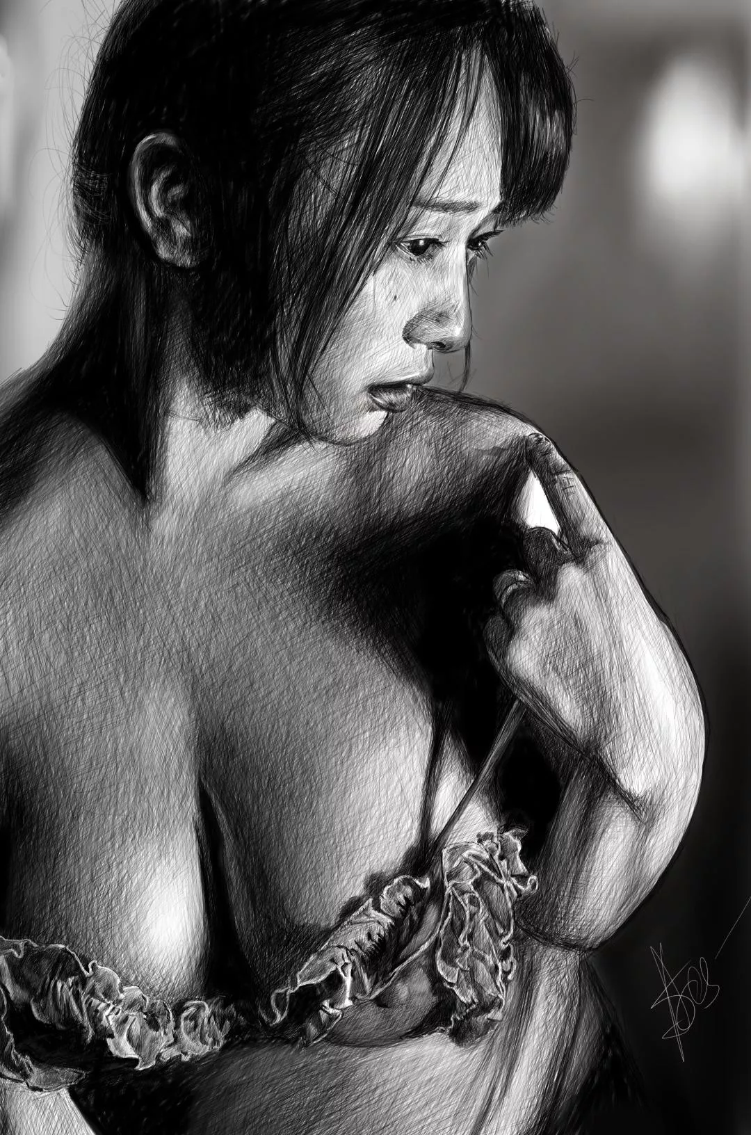 NSFW Art for Marina Shiraishi, by Me