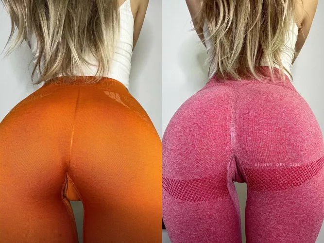 Orange or pink?
