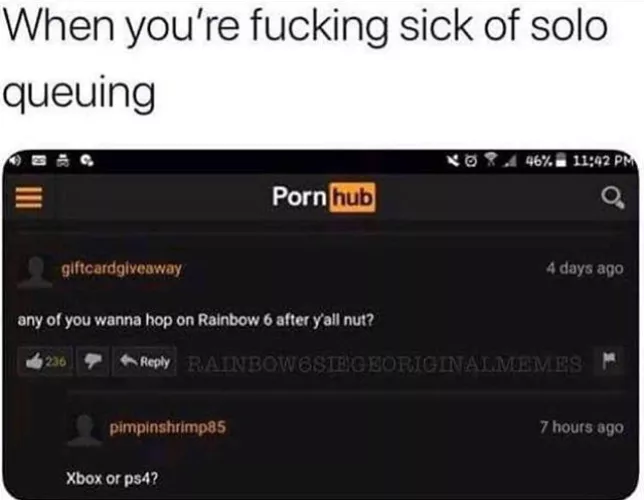 Pornhub, the Tinder for gaming