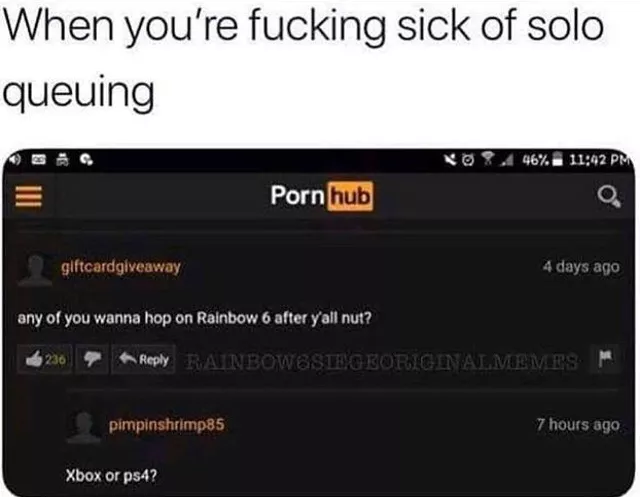 Pornhub, the Tinder for gaming