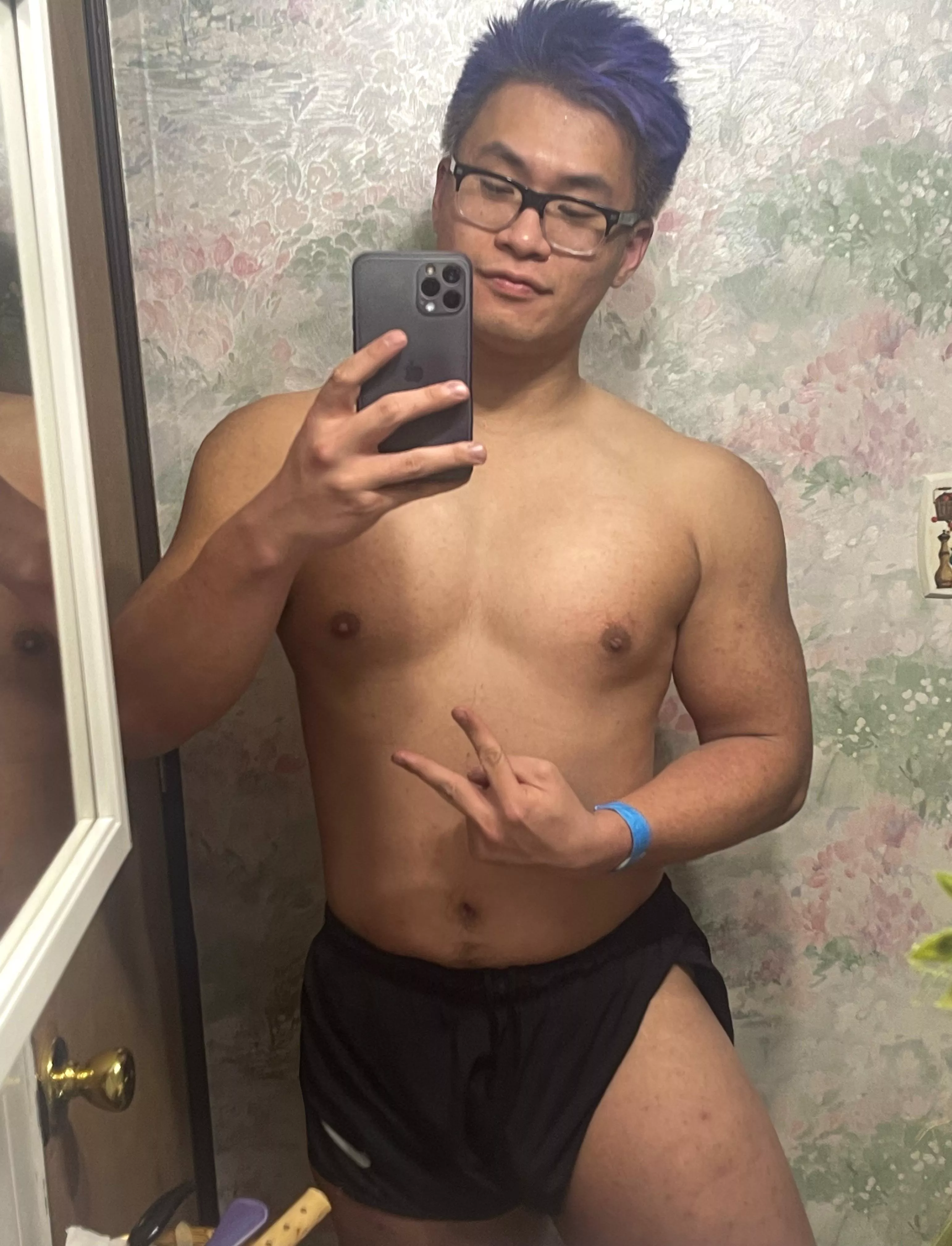 Post-performance MirrorSelfie