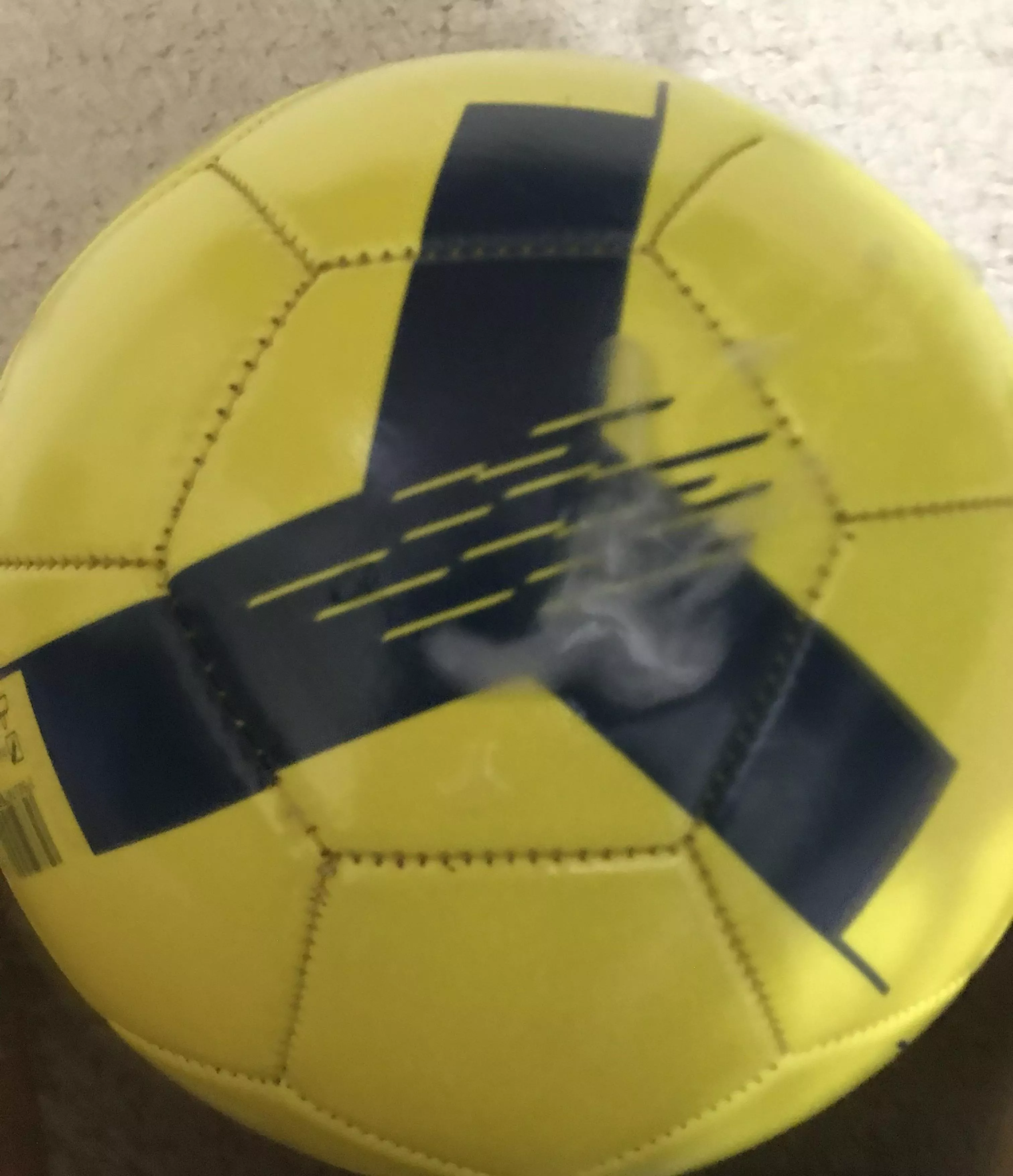 [Proof] Kipsta 2021 F100 Ball Cumshot (Sorry about the image quality)