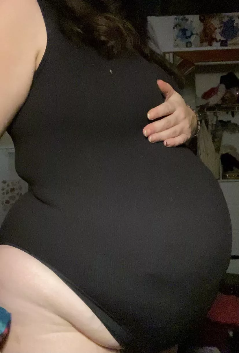 So I got an inflatable fake belly and I’m in love with it.