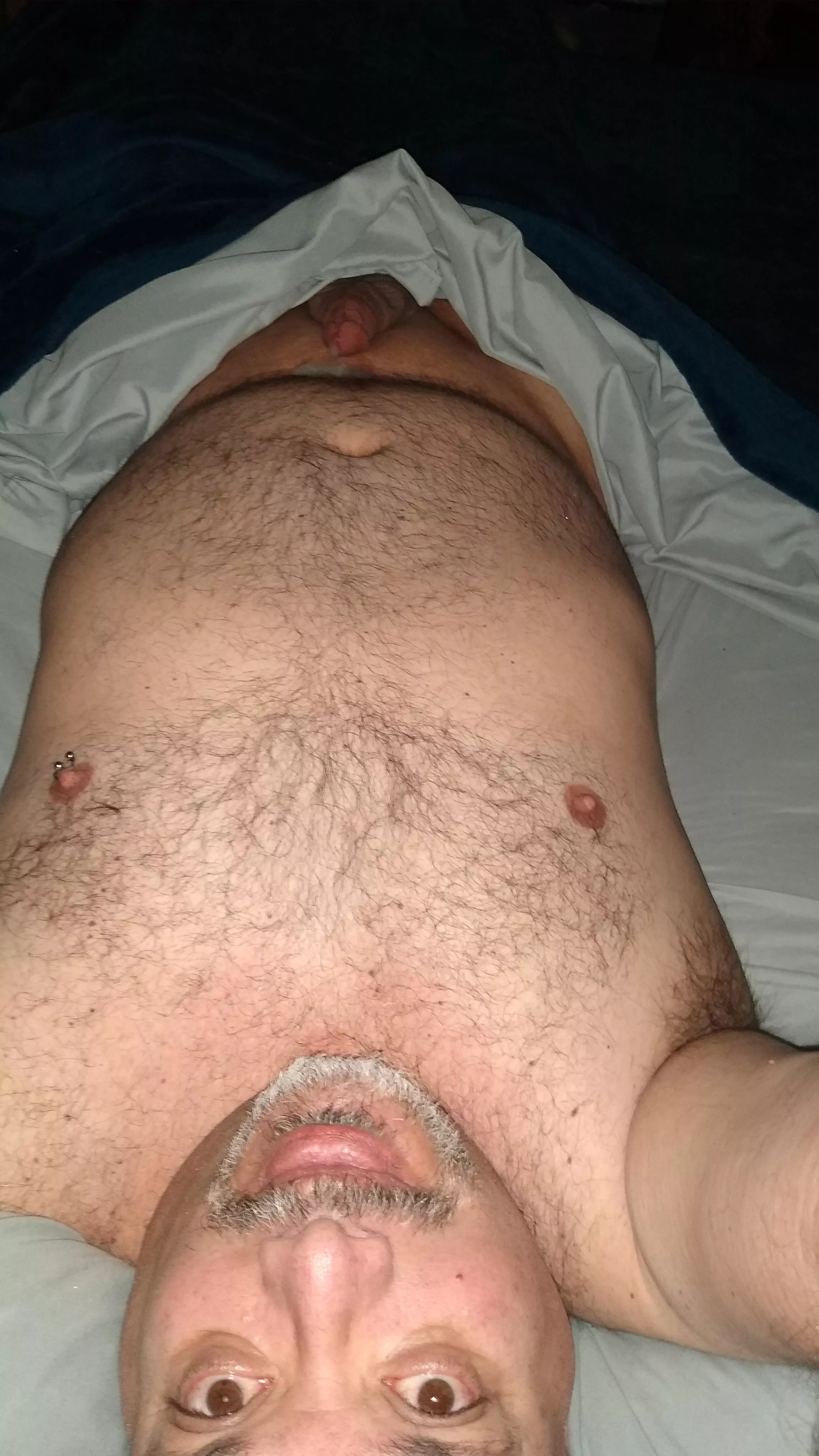 Started my day off by making a mess. Anyone wanna cum clean it up?