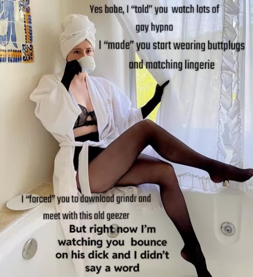 Sub sissy - take cock from grindr NOW just bc I said so 😈