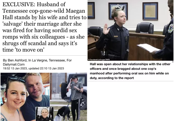 👀 Tennessee cop was the department’s wife gone wild 👀