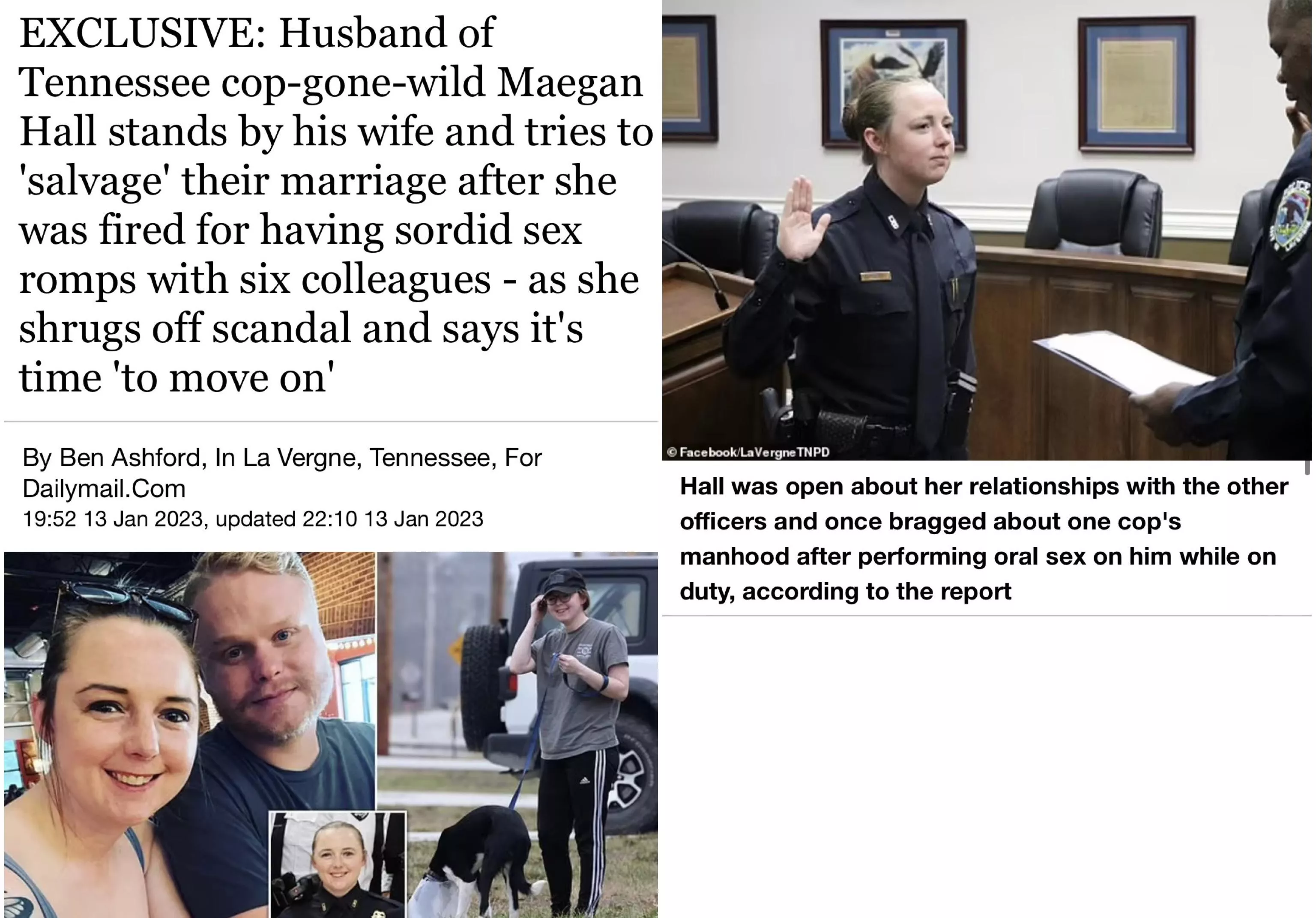 👀 Tennessee cop was the department’s wife gone wild 👀