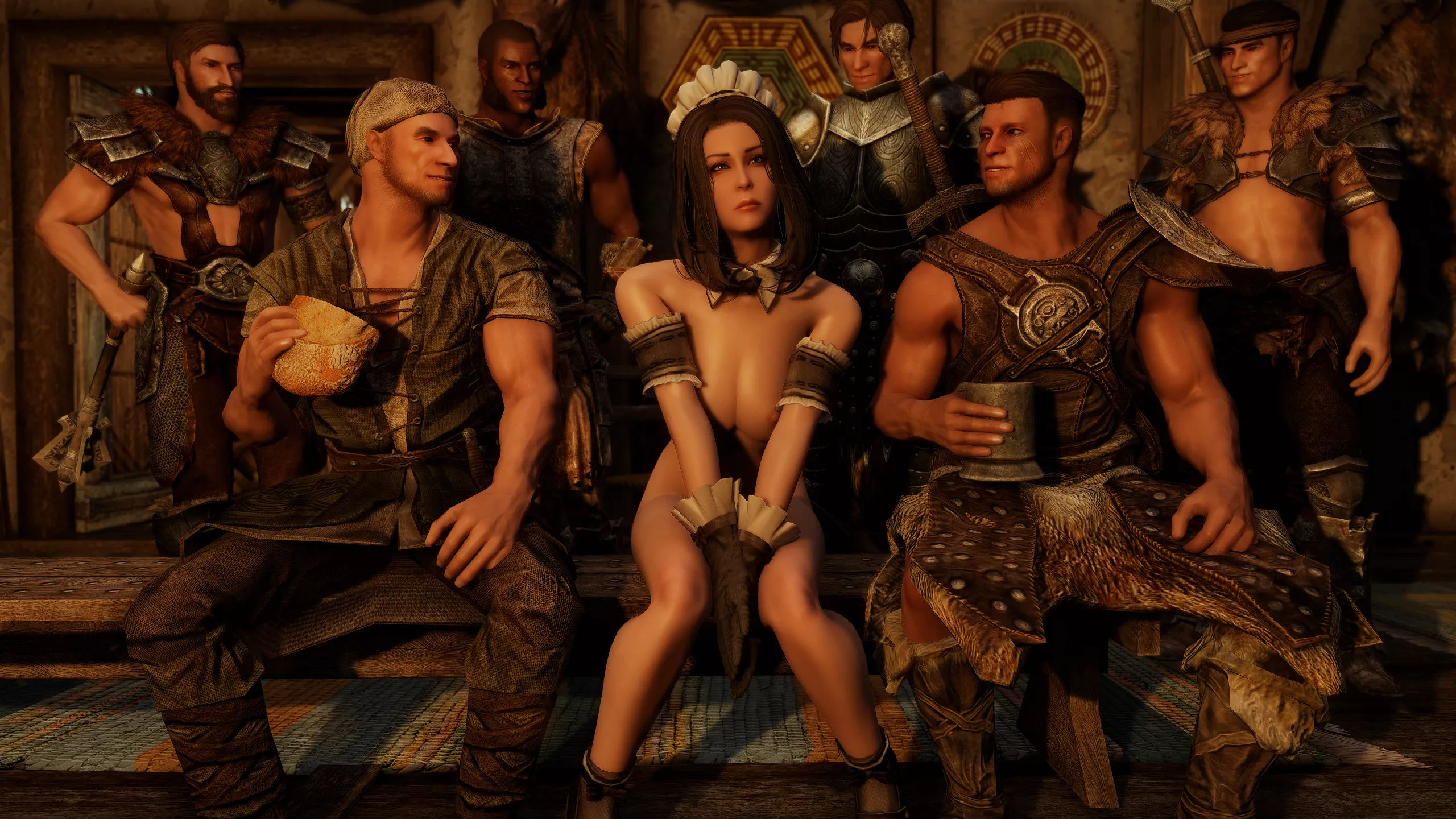 The Bannered Mare's new maid is quite popular!