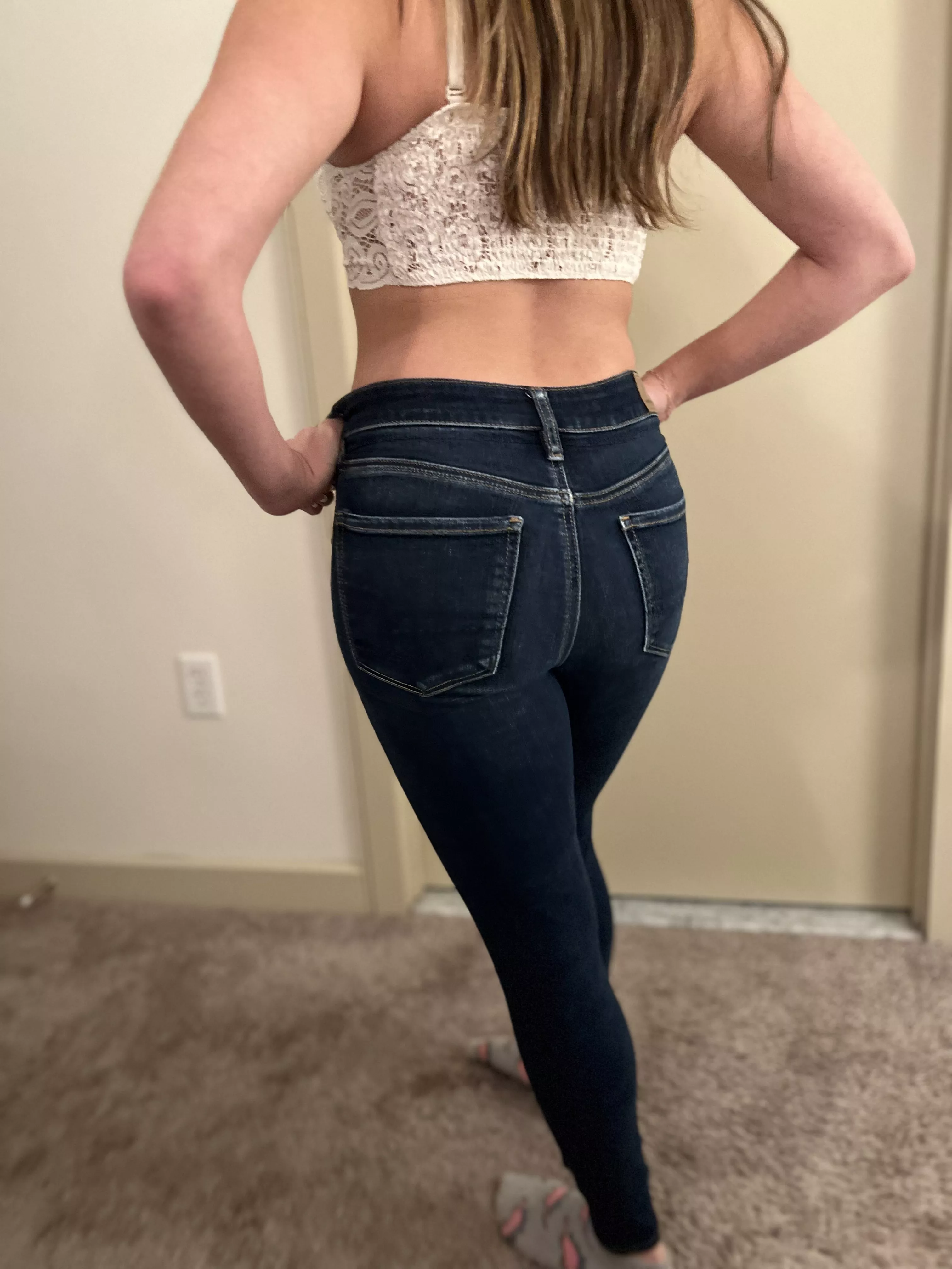 These are practically painted on 👀