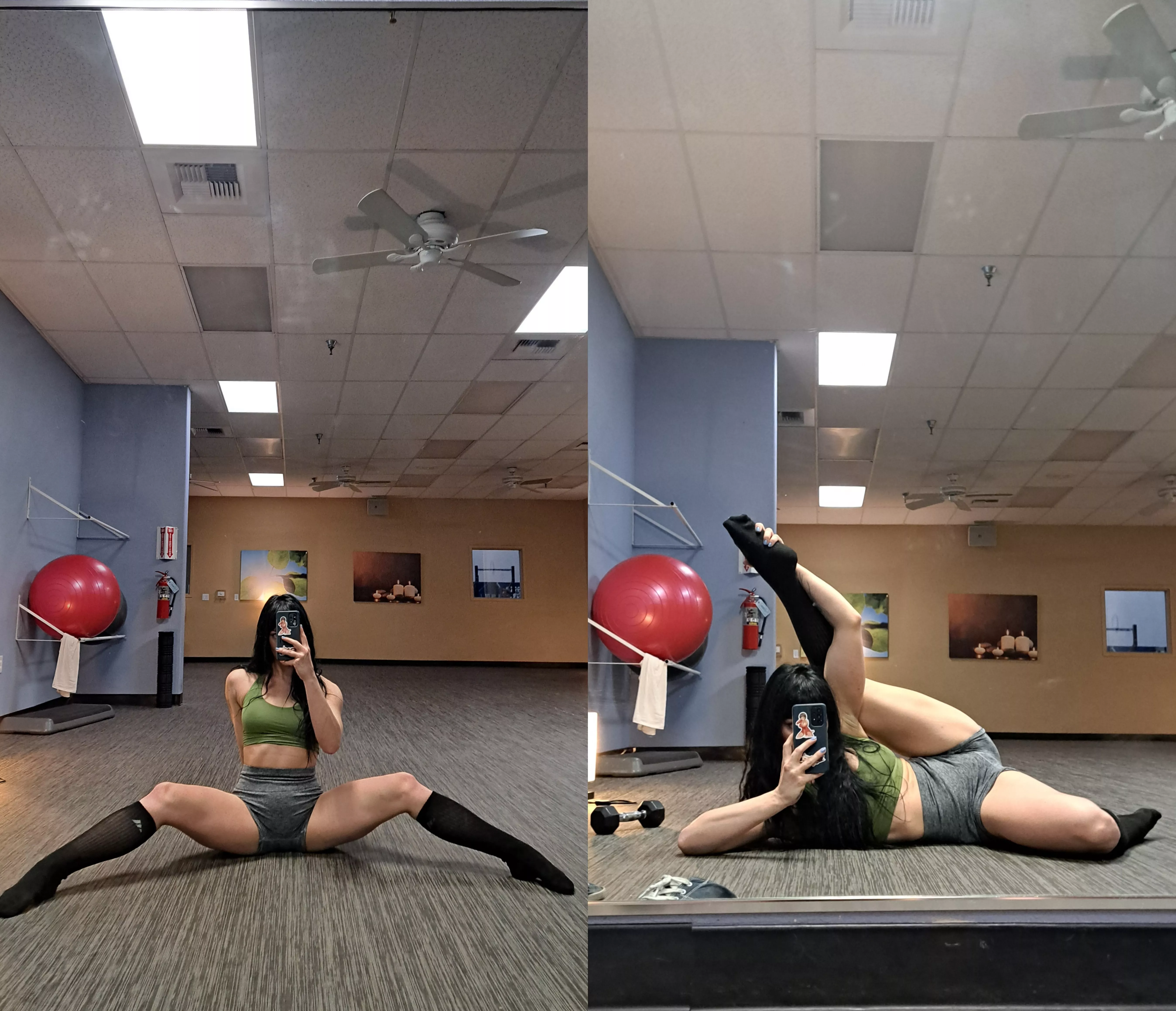 wanna stretch with me?