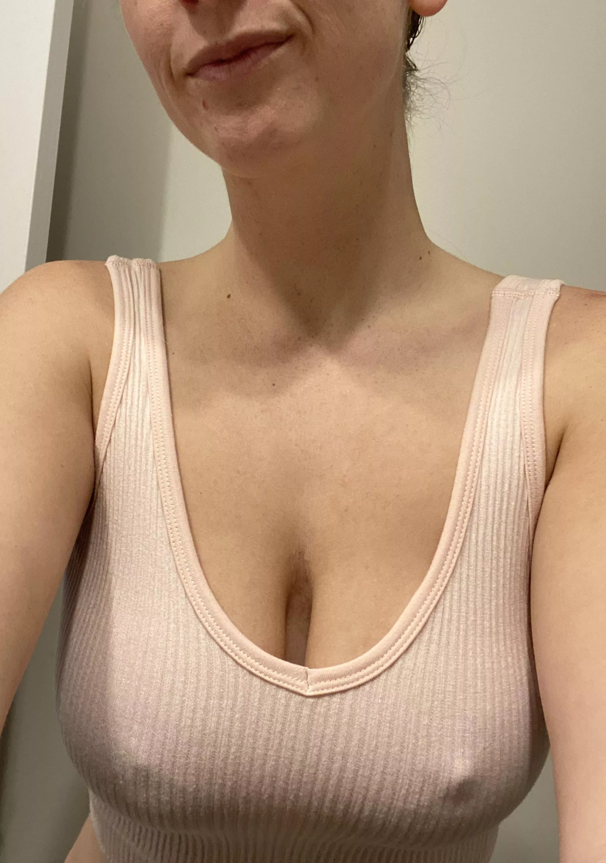 Wearing tank tops around the house pretending it’s not winter