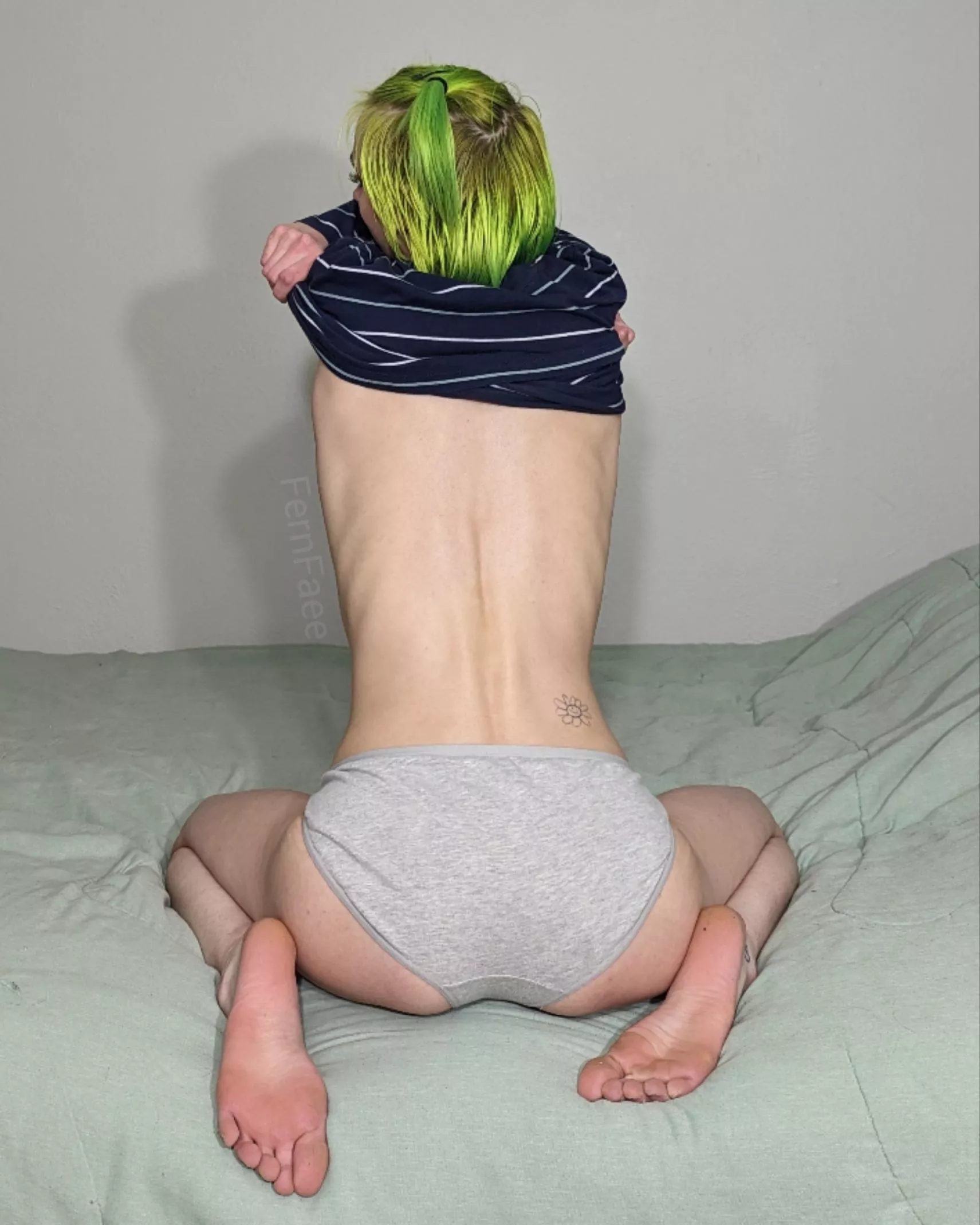 What do you want to do once I finish taking my shirt off?