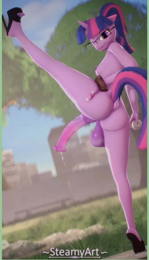 When you have great flexibility (artist: steamyart)