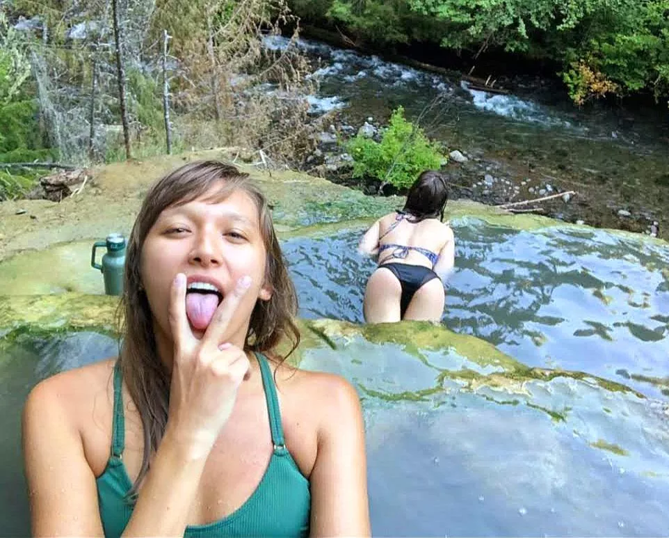 Who wants to join us at the hot spring?