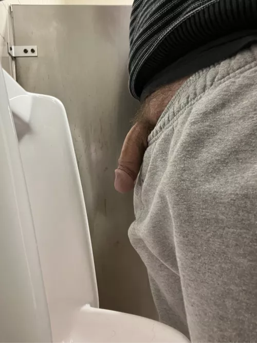 Wyd if you see my big soft cock at the urinal next to you? (25)