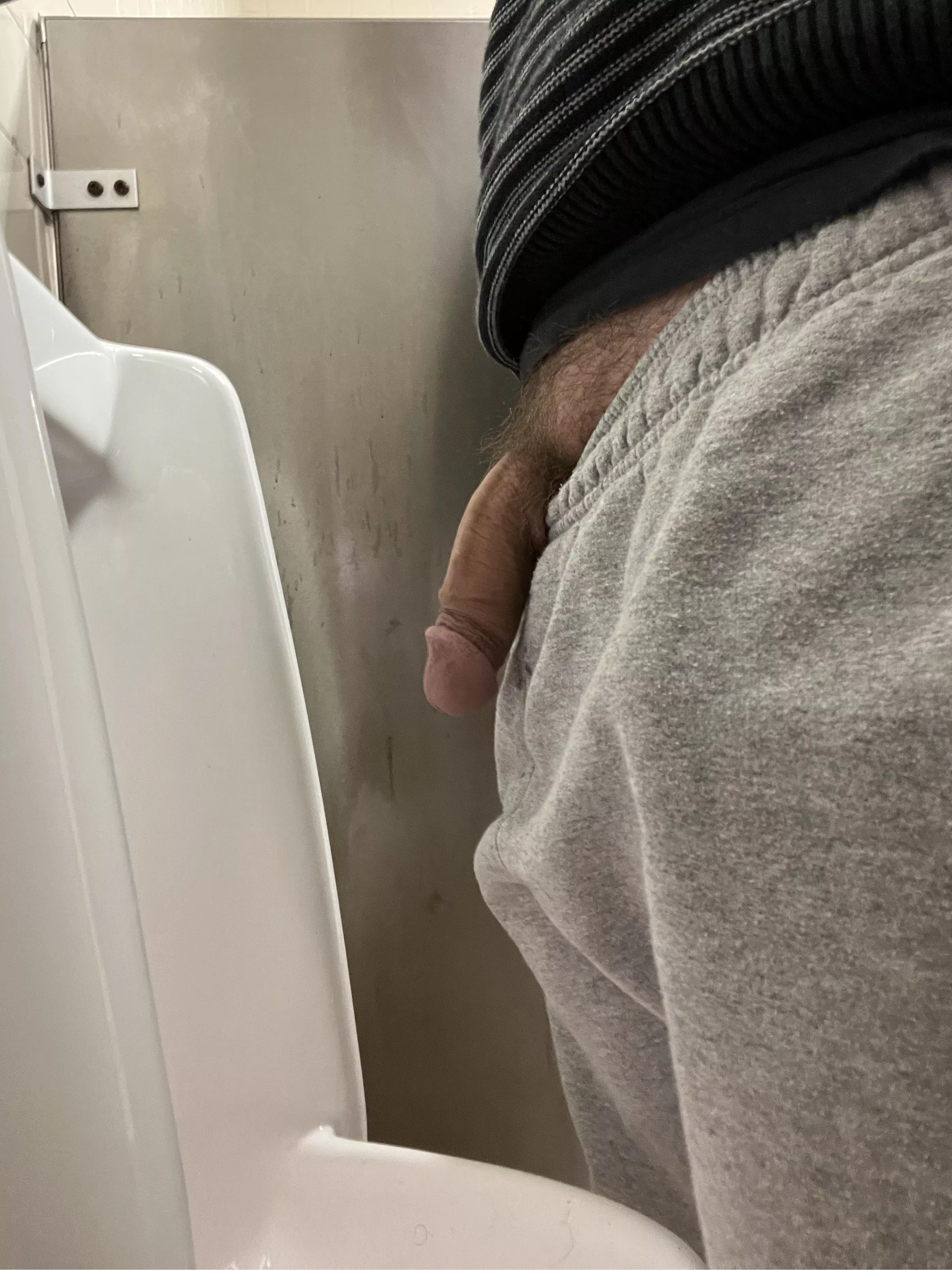 Wyd if you see my big soft cock at the urinal next to you? (25)