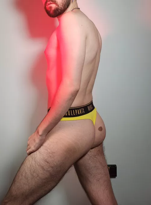 Yellow thong