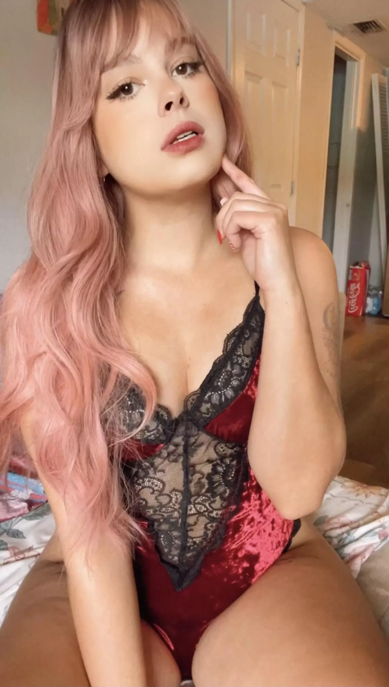 You’re going to wear this lingerie next [domme]