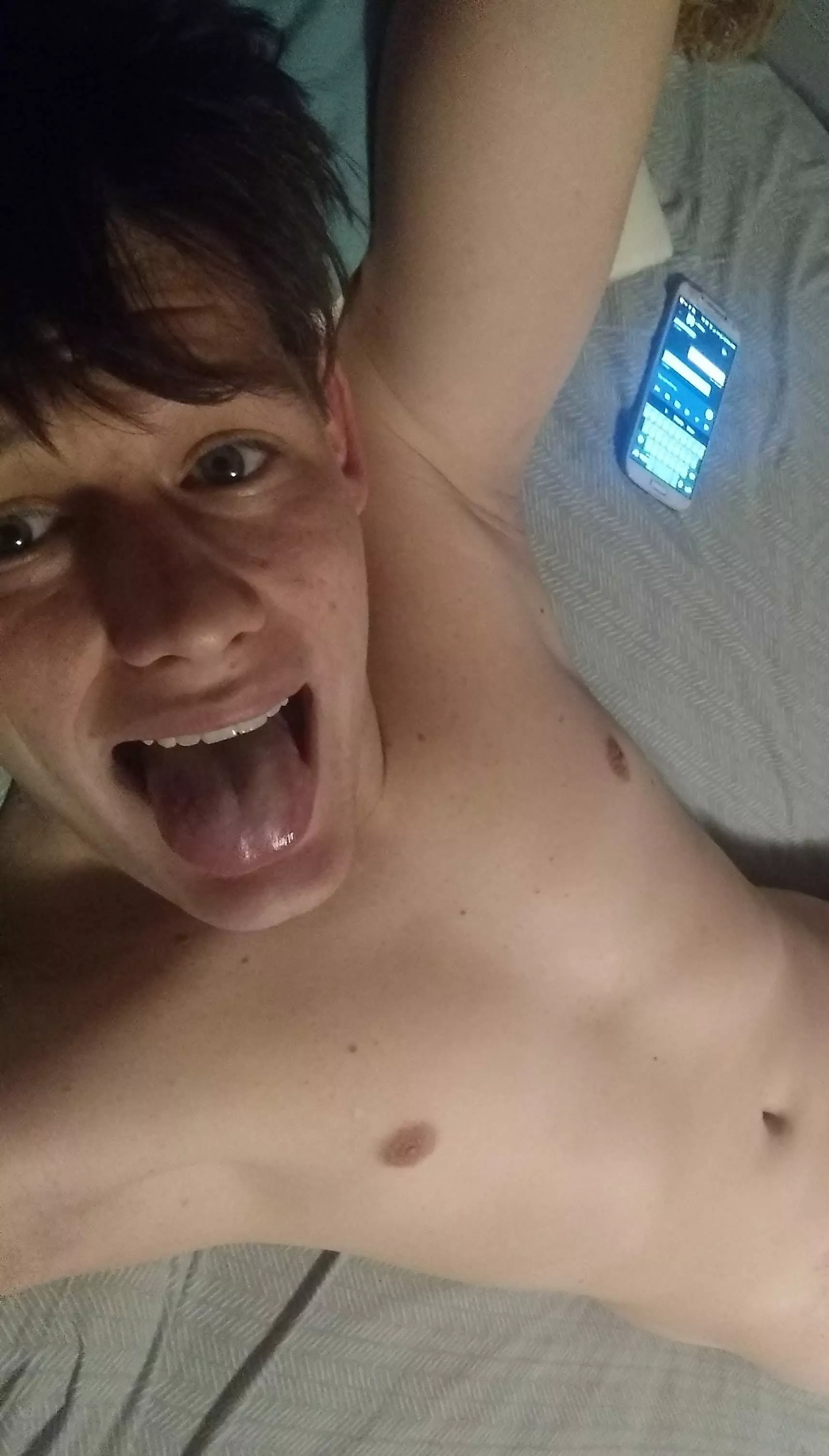 [24] care to shove your cock down my throat? dms open 😁