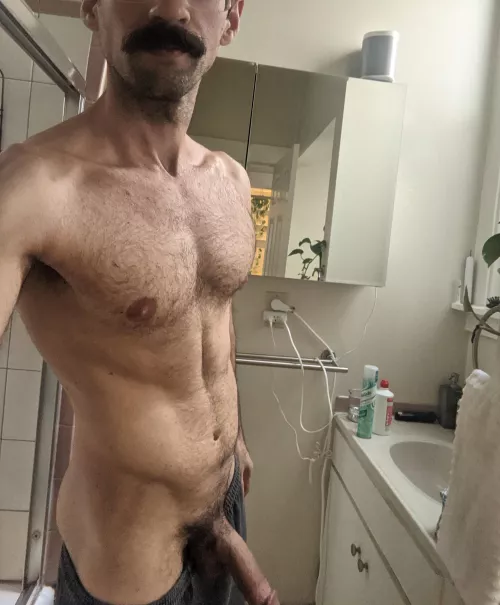 [36] all this mustache 🥸 and no one to ride it