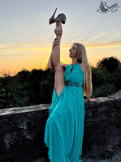 Ballerinas felxibilty can not be beaten..