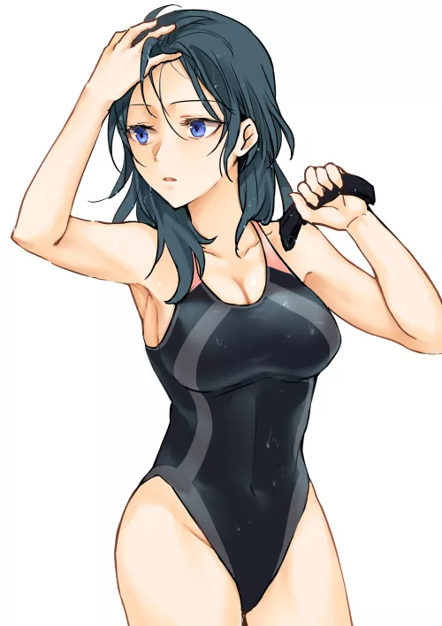 Byleth Flaunting her Curvy Swimsuit [Fire Emblem]