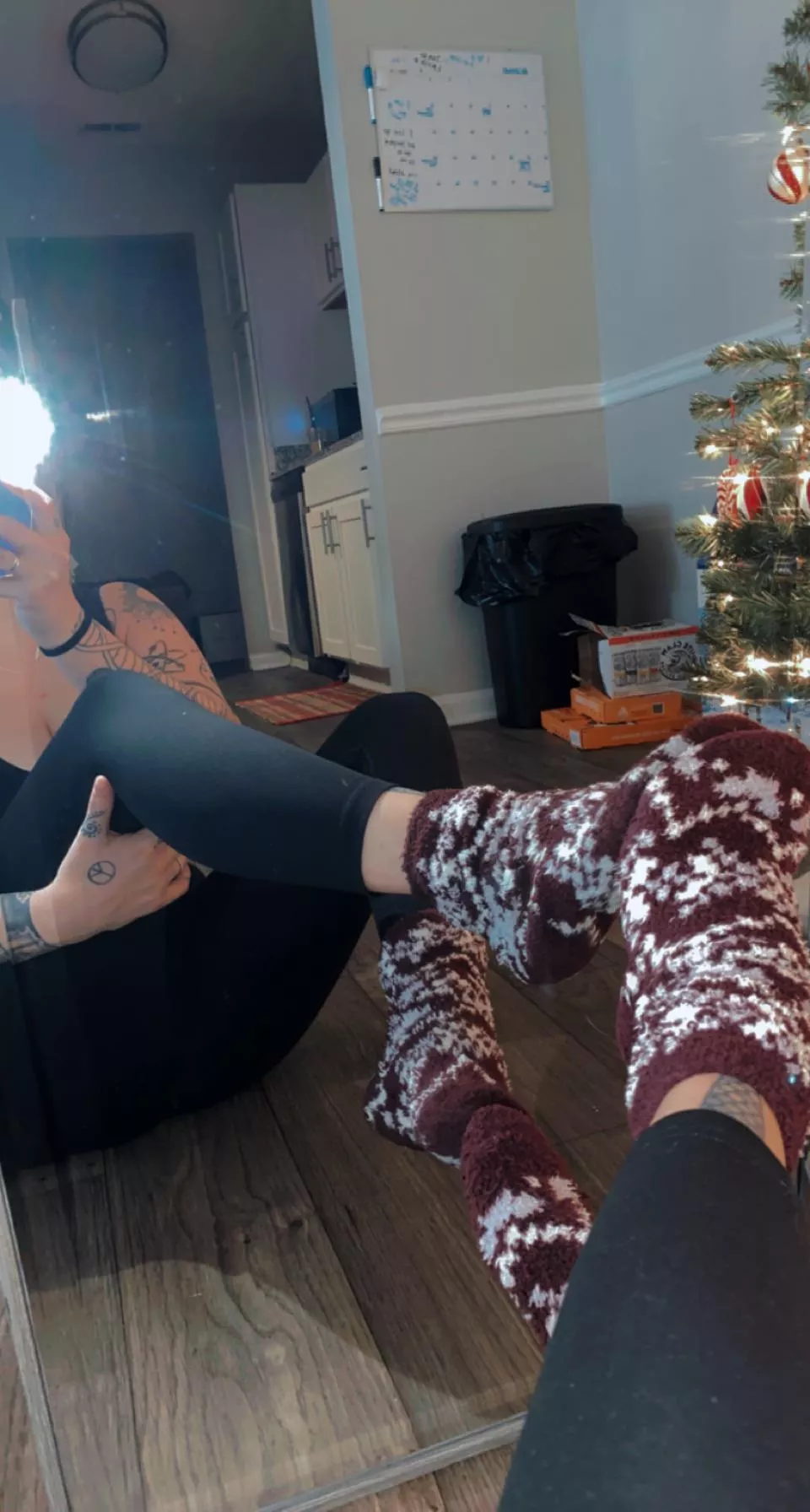 Can’t go wrong with a good pair of fuzzies. [F]